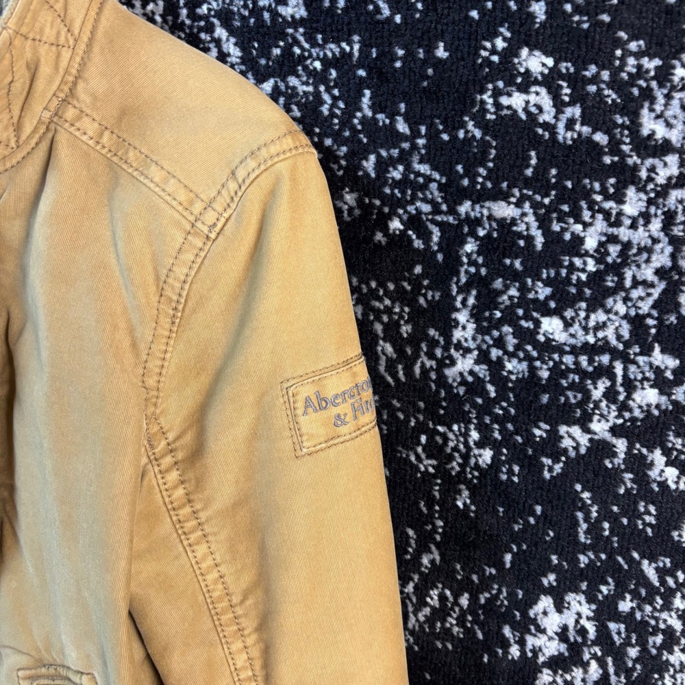 Abercrombie & Fitch Adirondack Jacket Tan Mens Size Small - Picture 5 of 8